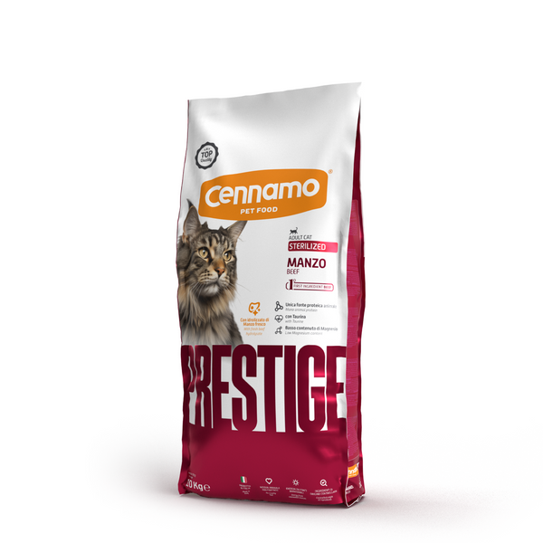 Prestige Cat Adult Sterilized Manzo 10 kg
